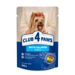 Клуб 4 Лапы Premium Adult Dog with Salmon in gravy 24х100