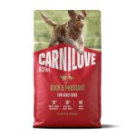 Carnilove Active Duck & Pheasant беззерновой сухой корм для активных собак с уткой и фазаном 4 кг