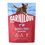 Carnilove Active Salmon & Turkey беззерновой сухой корм для активных собак с лососем и индейкой 1,5 кг
