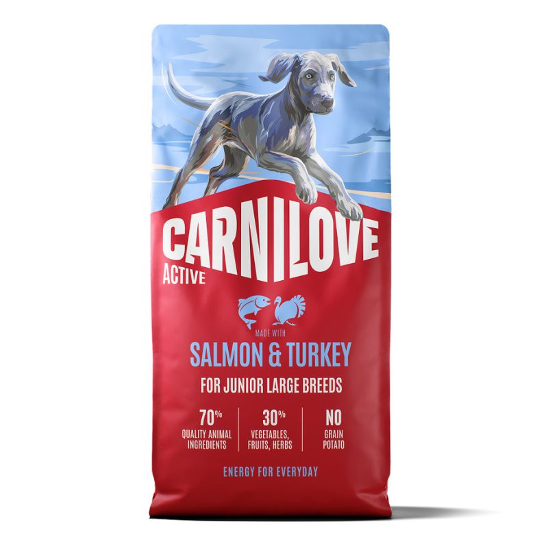 Carnilove Active Salmon & Turkey Junior Large Breed 12 кг