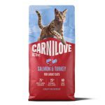 Carnilove Active Salmon & Turkey 6 кг беззерновой корм с лососем и индейкой для активных кошек