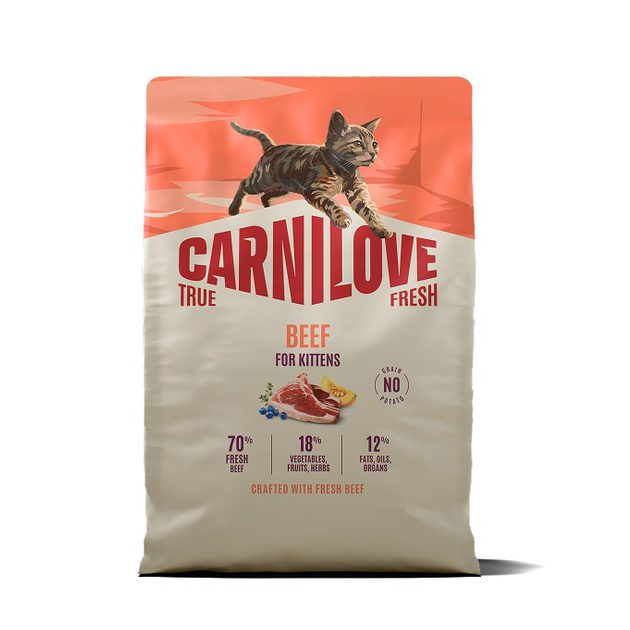 Carnilove True Fresh Beef Kitten 2 кг Carnilove True Fresh Beef Kitten 2 кг