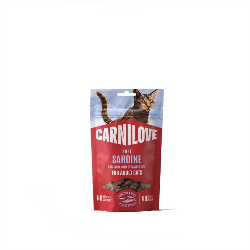 Carnilove Soft Snack Sardine with Strawberry 50 г