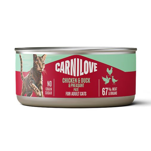 Carnilove Chicken, Duck & Pheasant 100 г влажный корм для кошек Carnilove Chicken, Duck & Pheasant 100 г влажный корм для кошек