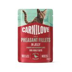 Carnilove Jelly Pheasant with Raspberry Leaves 85 влажный корм для взрослых кошек